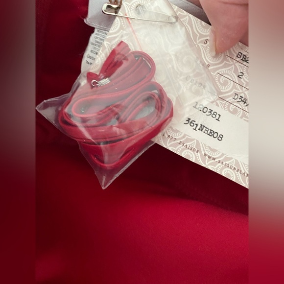 Saison Blanche Red Formal Cocktail Prom HOCO Party Dress Gown Sz 2 Big Bow Black - Picture 15 of 16